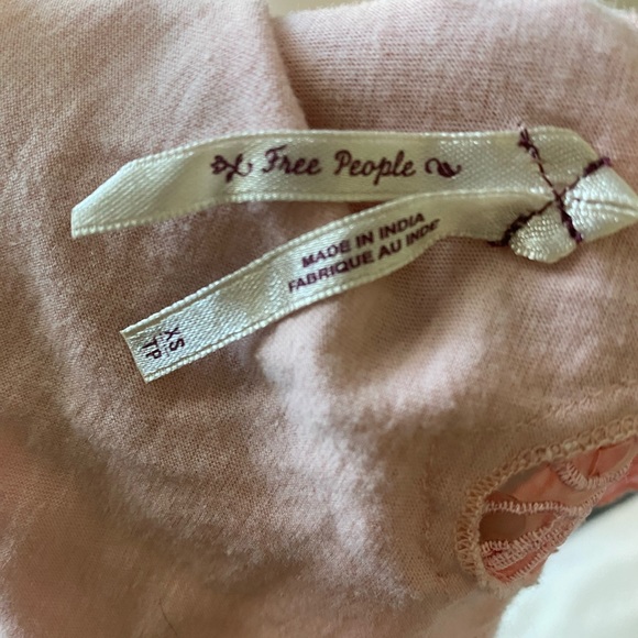 RARE Y2K Free People Sequin Pink Butterfly Tank - Picture 6 of 7